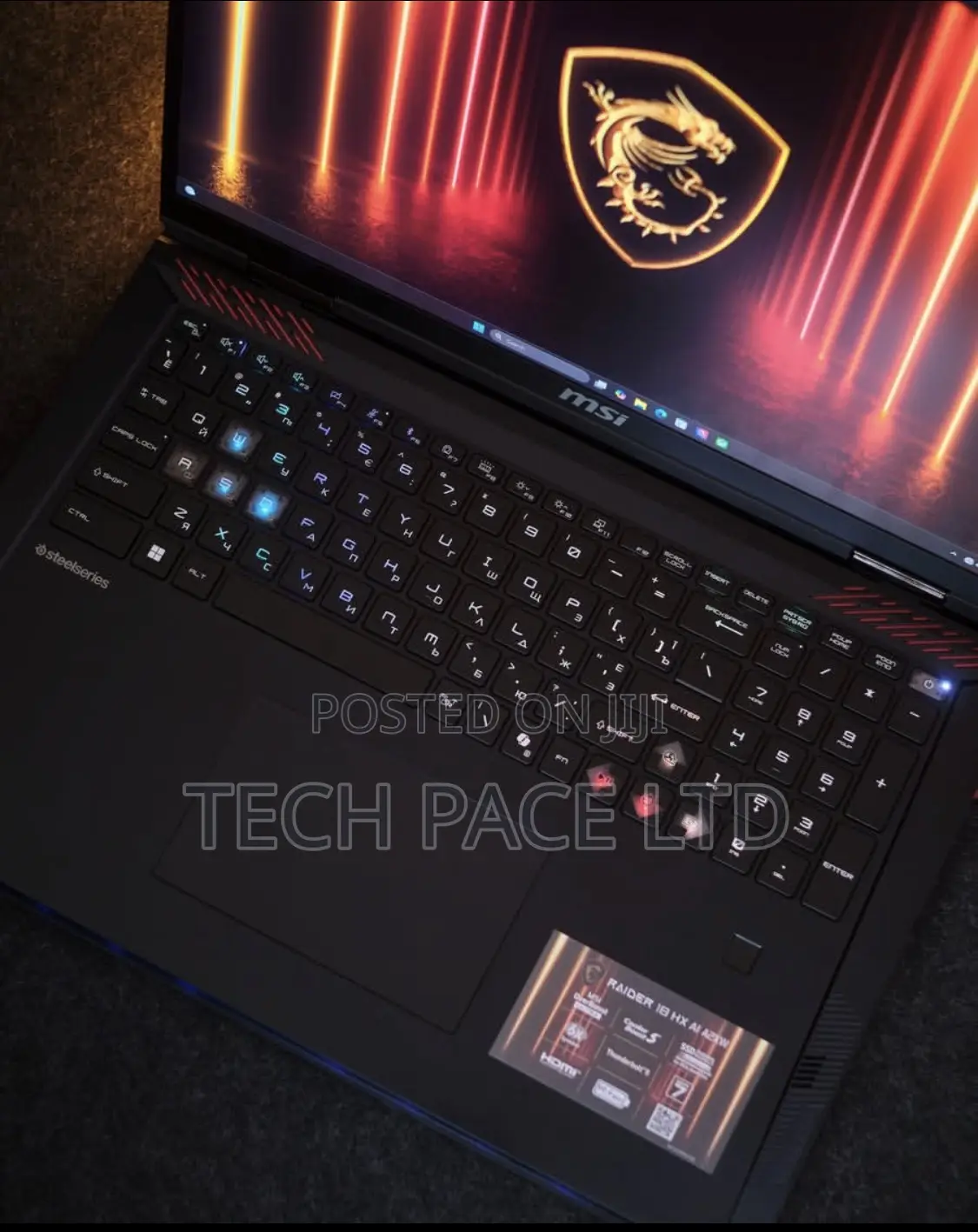 New Laptop MSI Raider 18 HX AI A2XW 64GB Intel Core Ultra 9 SSD 2T