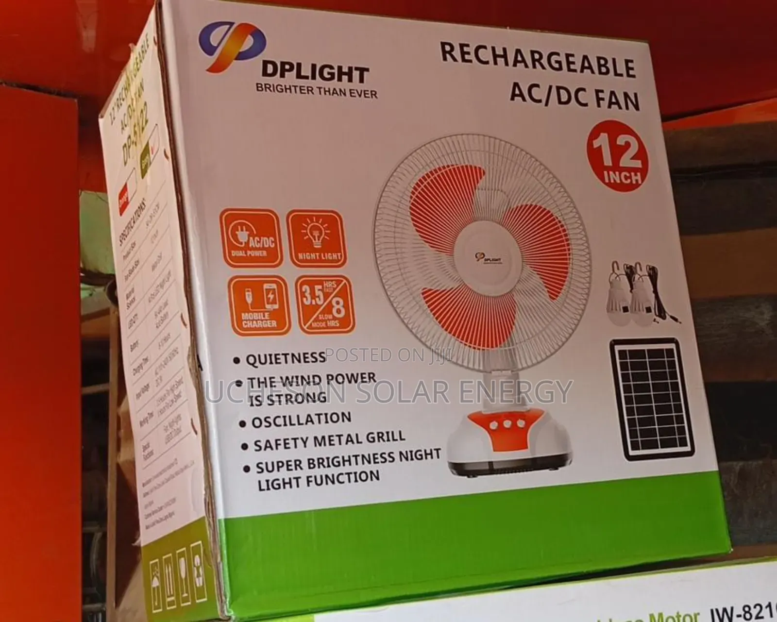 Dp Light Solar Fan