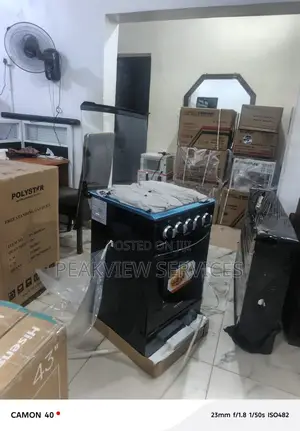 50x50 Gas Cooking System 4 Burners Polystar