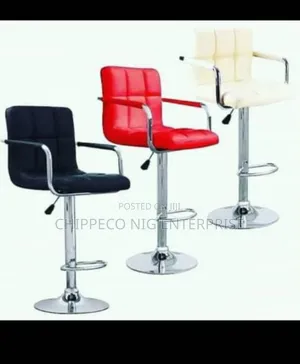 Counter-Height Bar Stools With Back and Armrests