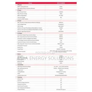 Itel All in One 3.6kw+8kwh Lithium Battery 2 Years Replacement Warrant