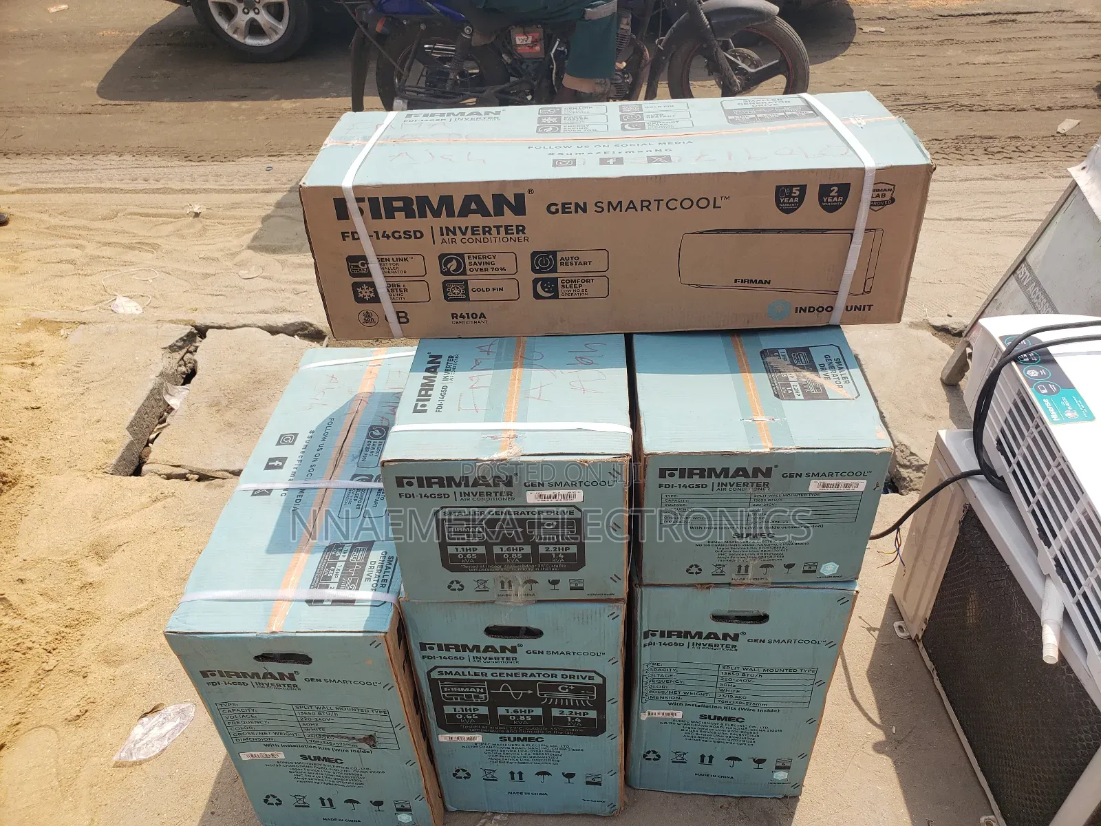 Firman 1.5hp Inverter Split Ac