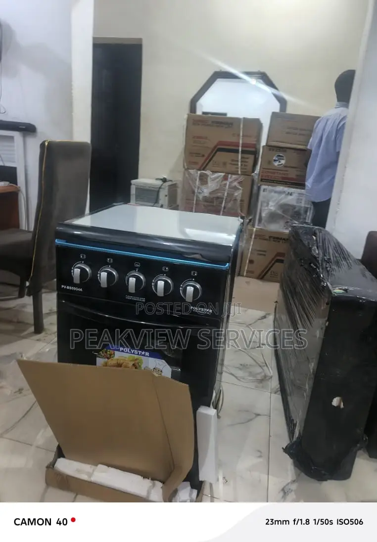 Polystar 50x50 Four Flame Gas Cooker
