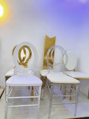 Clear Imported Chairs Available Now With Seatpad