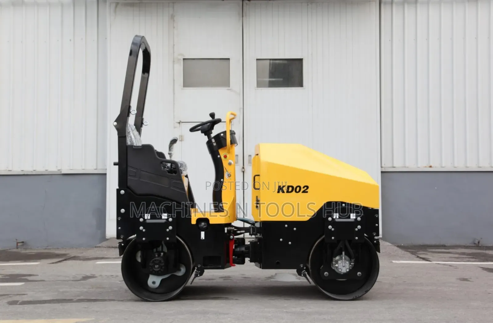 Kd02 Ride-on Double Drum Vibratory Roller 2 Tons
