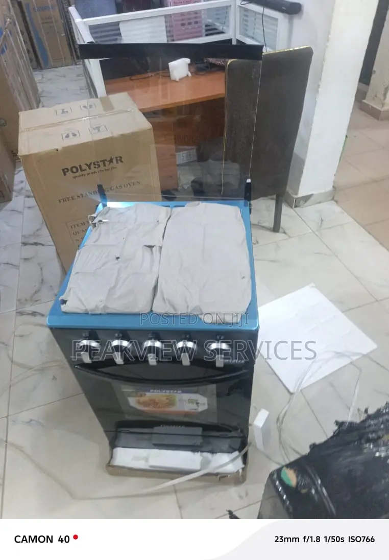 50x50 Polystar Gas Range Four Burner Type