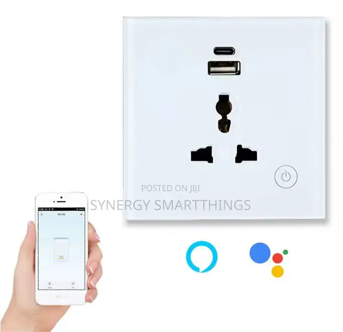 Tuya Zigbee Smart Single Socket Black and White Color