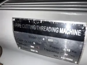 Heavy Duty Pipe Cutting/Threading Machine