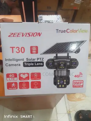 Triple Lens V380 Camera With 360 Degree Camera Rotation