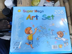 208-Piece Kids' Art Set and Drawing Kit Designed