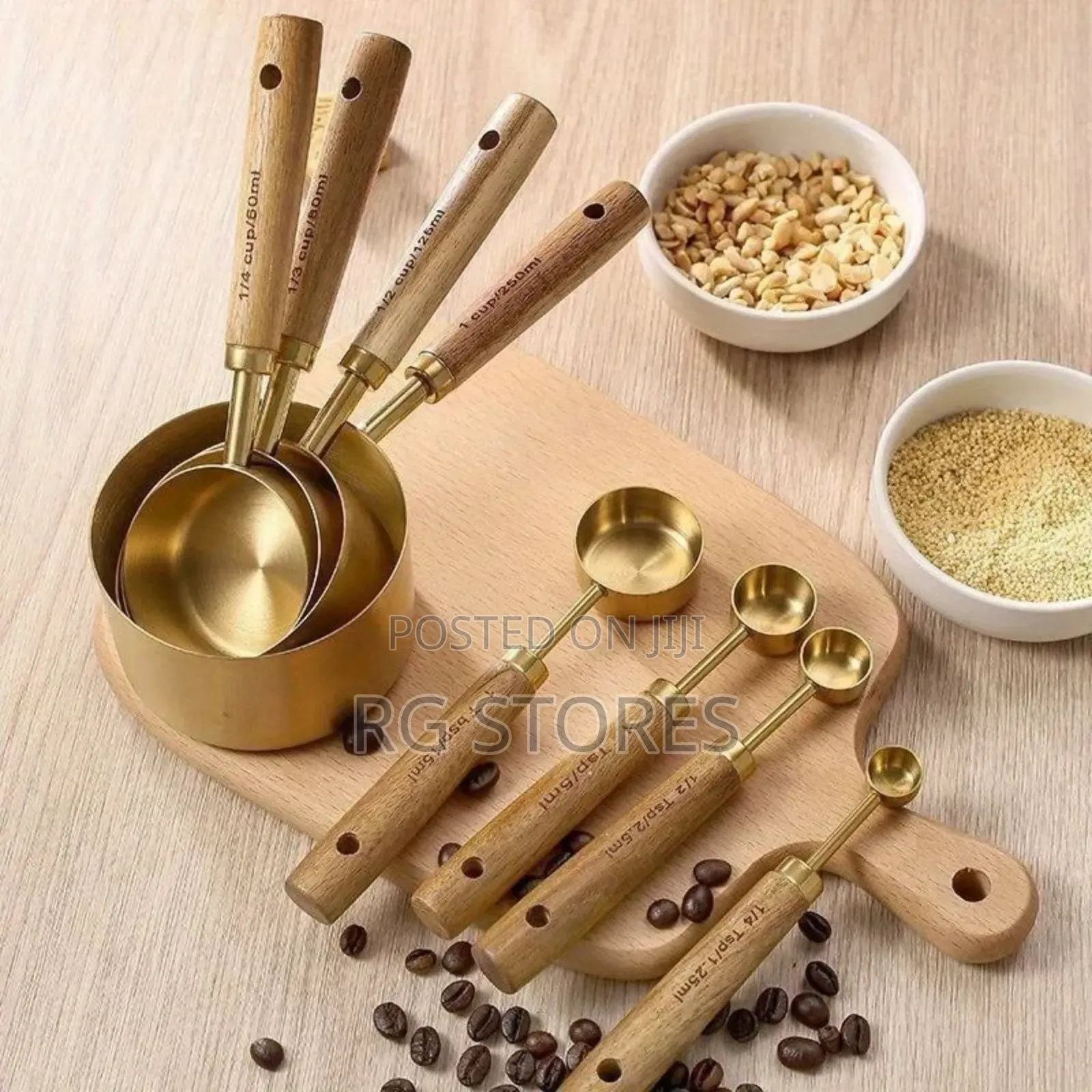 Gold Measuring Spoon Set