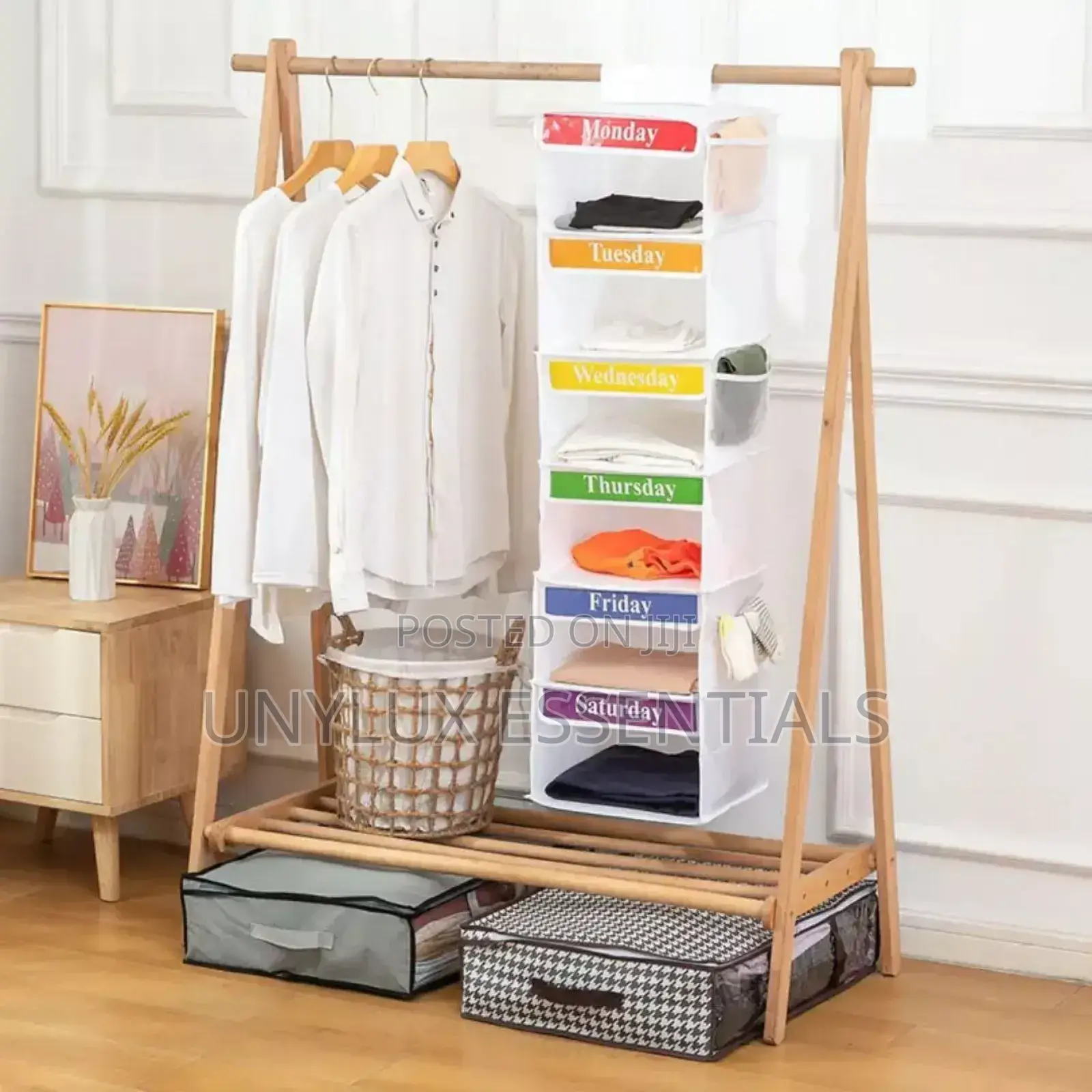 Weekly Multi Layer Kids Cloth Organizer