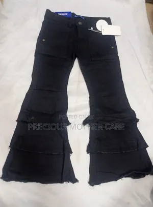 Children Palazzo Design Jean Trousers