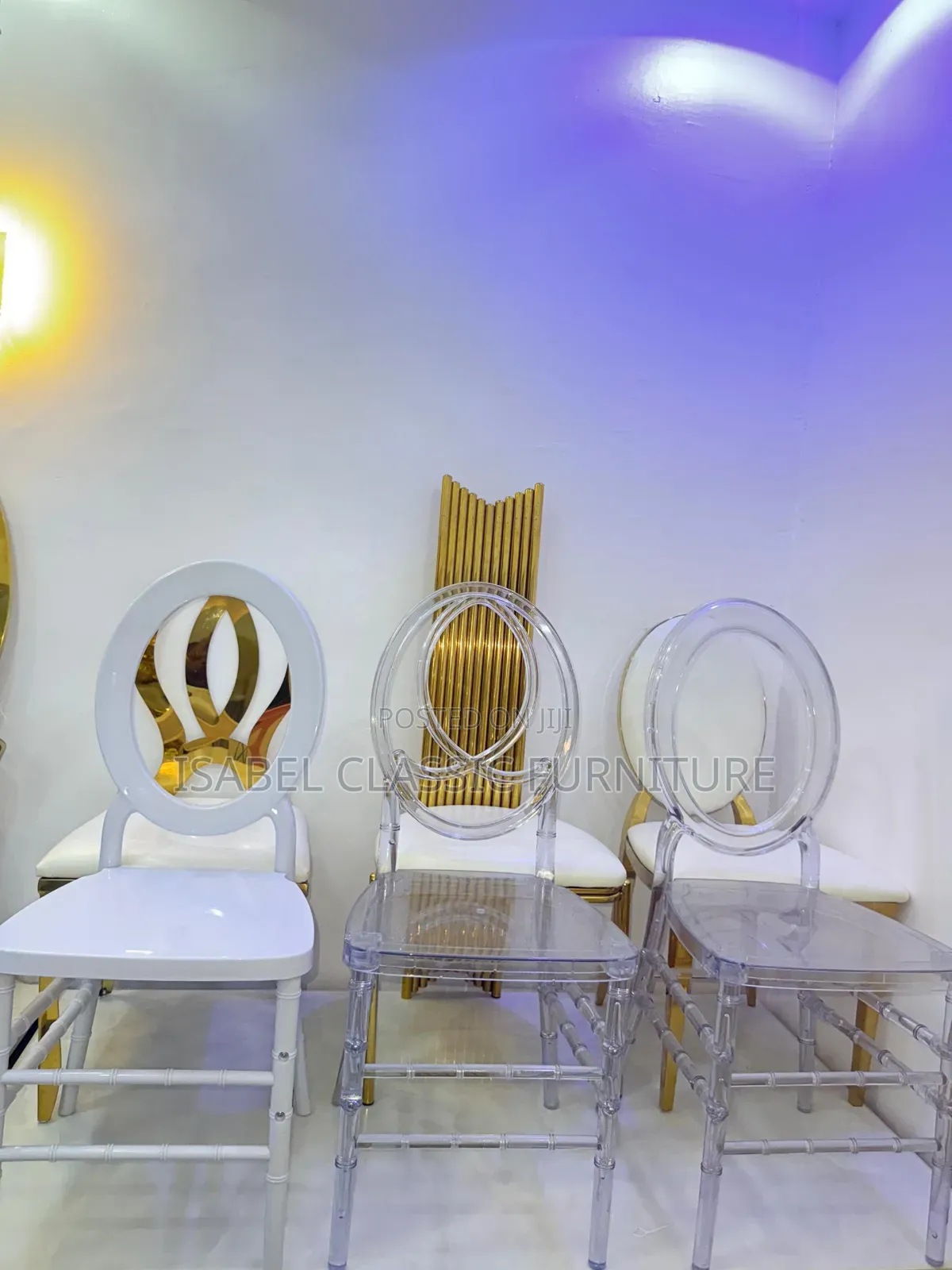 Transparent Clear Chairs Available Now