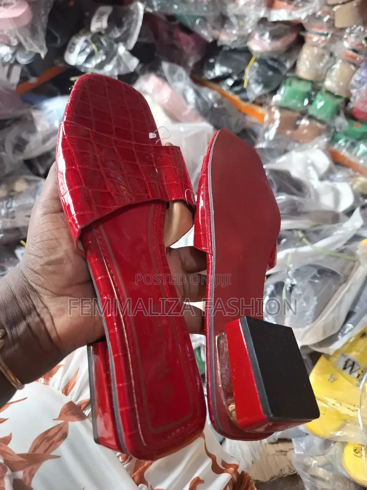 Ladies Comfy Heels Slippers