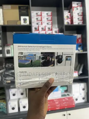 360 Wifi Solar Camera With Battery | Goddafi Stores