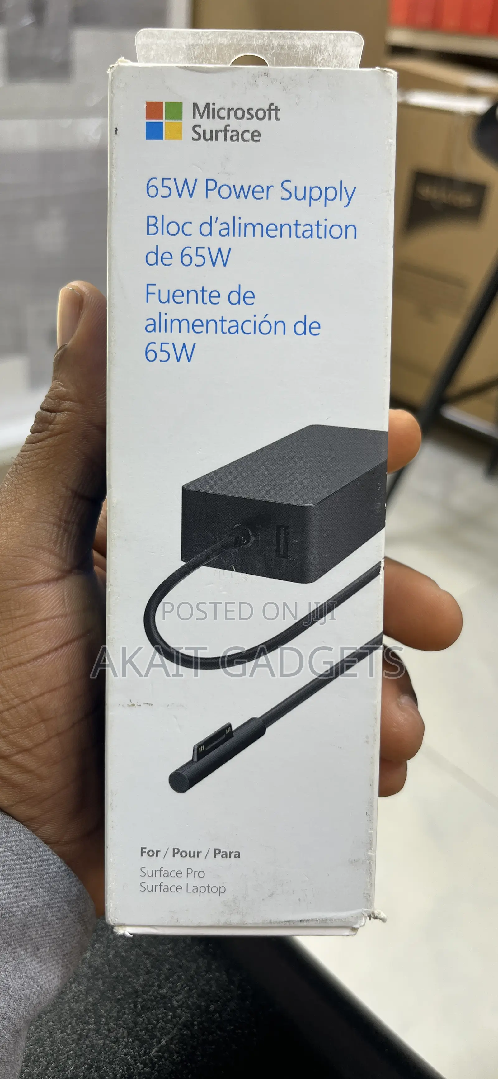 Microsoft Surface 65w Power Supply