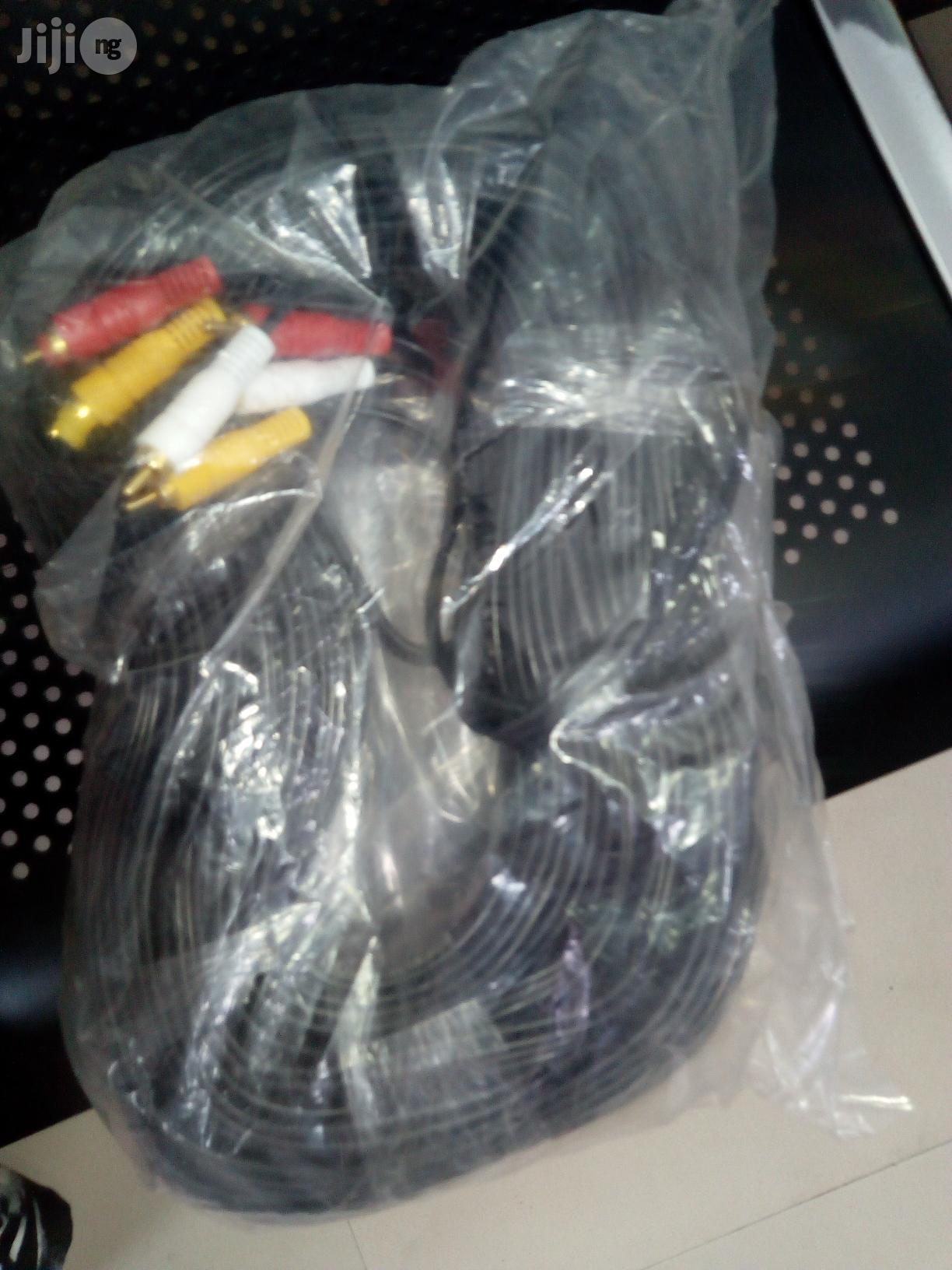 Video/Av 3pin Cable - 20m