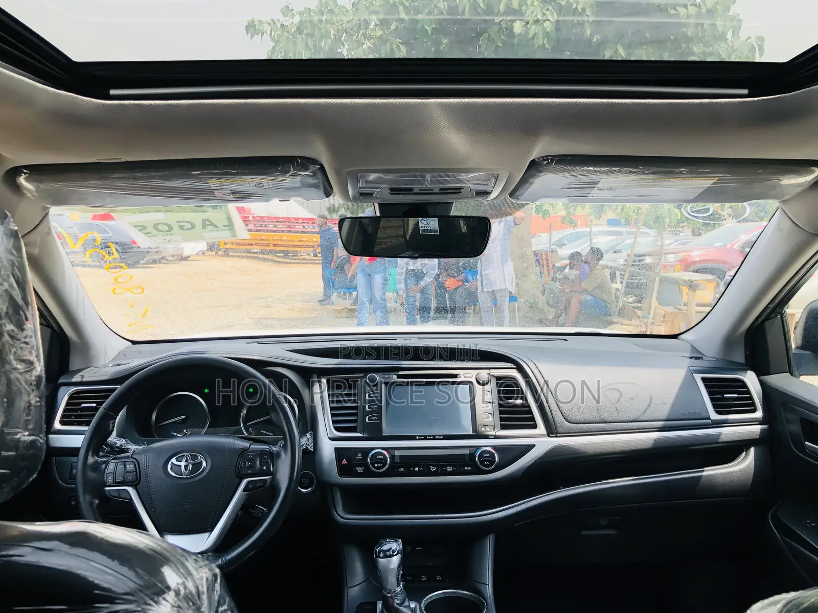 Toyota Highlander SE 2019 Off white