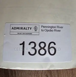 Admiralty Nautical Chart 1386 Pennington River To Opobo River