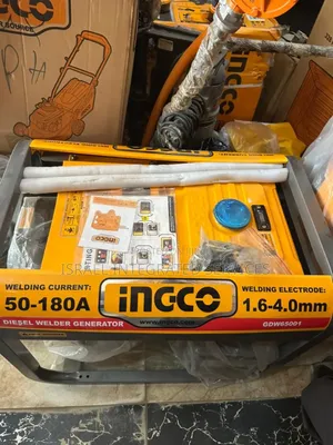 Diesel Welding Generator Ingco 50 -180a 220v -240v 50hz Power 4.6kw