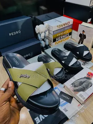 Pedro Leather Palm Slippers