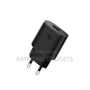 Itel 5v 1a Fast Charger + Free Micro Usb Cable – Black