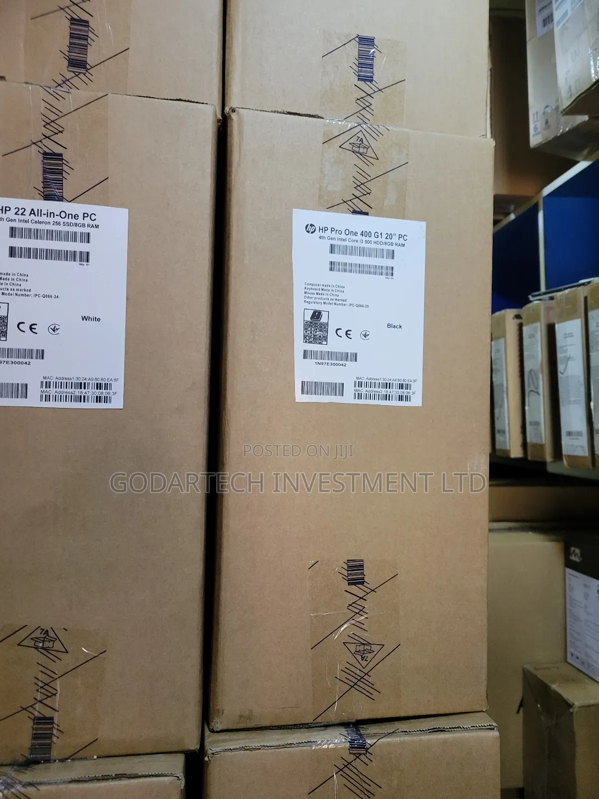 New Desktop Computer HP AiO 20 8GB Intel Core i3 HDD 500GB
