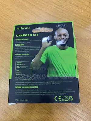 Infinix Ocw-u36s 6a Fast Charger Kit + Cable Uk Plug