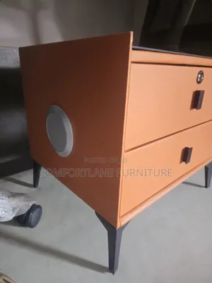 Smart Bedside Table With Charging Spot, Led Light and Music