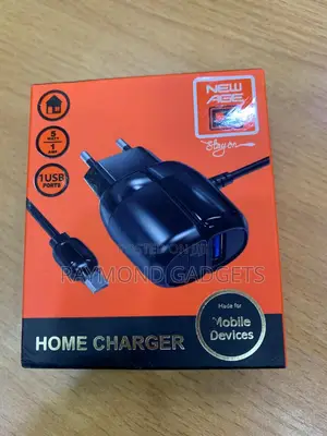 New Age Beetle 5v 1a Travel Charger With Cable