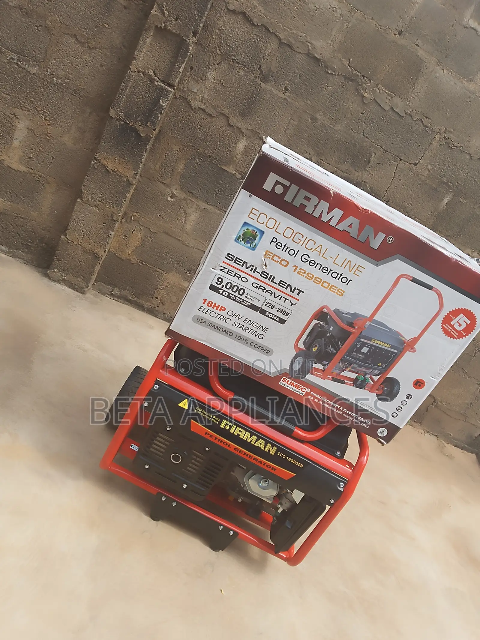 Firman Eco 12990es Large Power Generator