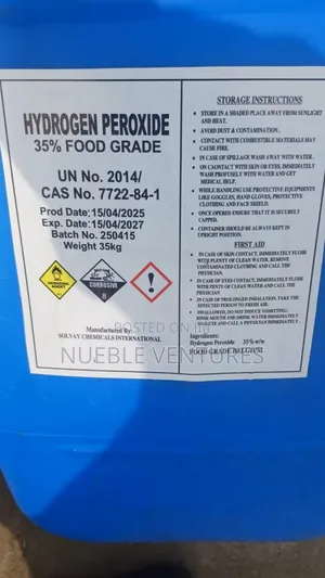 Hydrogen Peroxide Food Grade (35%)