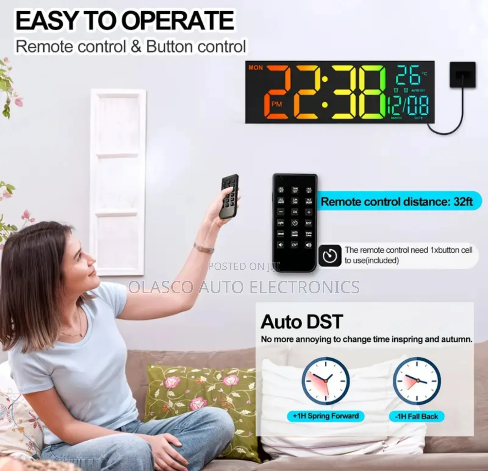 16 Inches Digital Clock