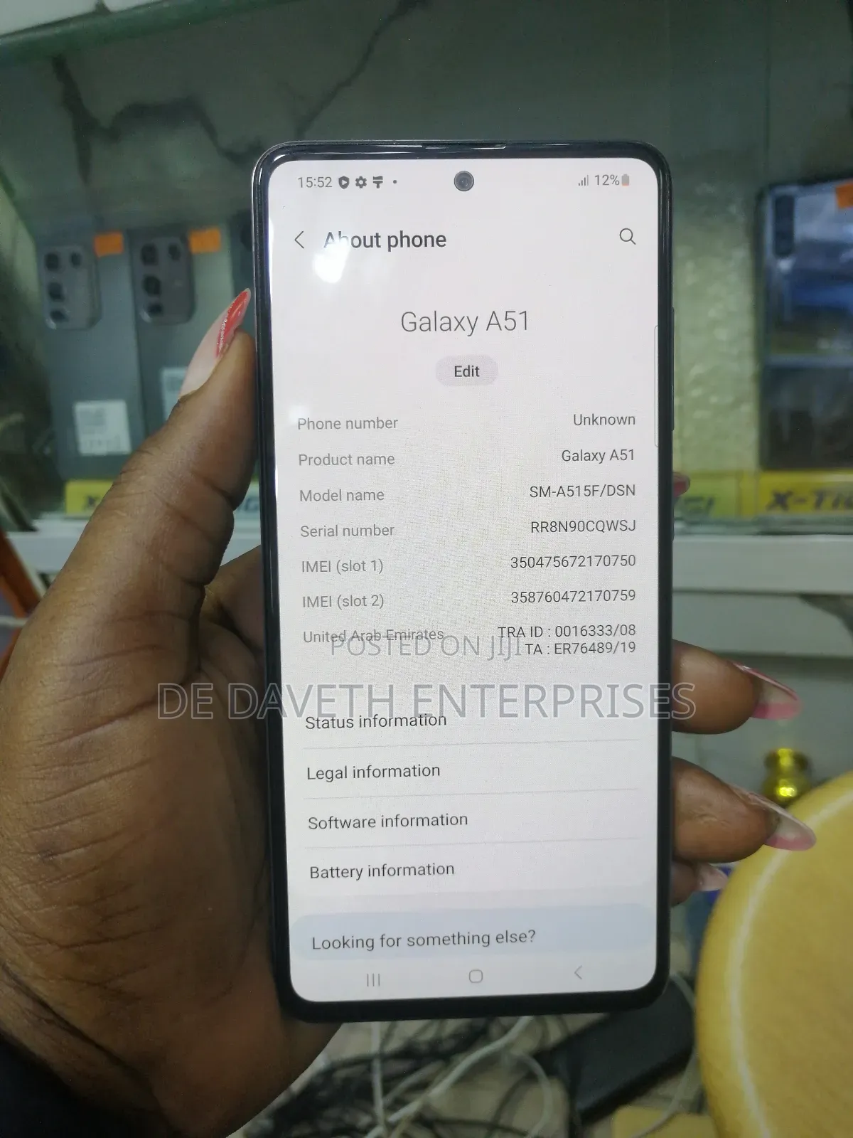 Samsung Galaxy A51 128 GB Gray