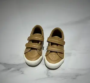 Kids Leather Canvas Shoes