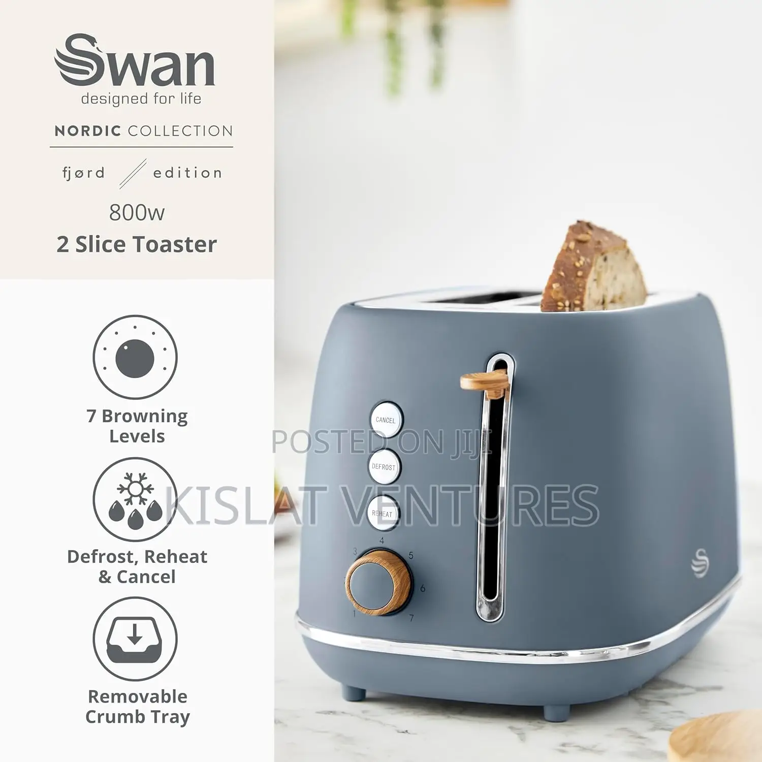 Swan Nodric 2slice Toaster