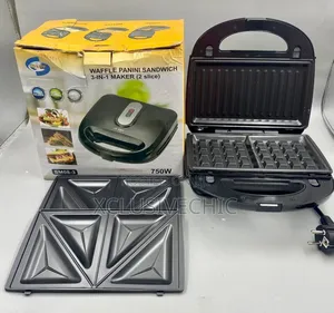 3 In 1 Sandwich, Waffles, And Grill Maker