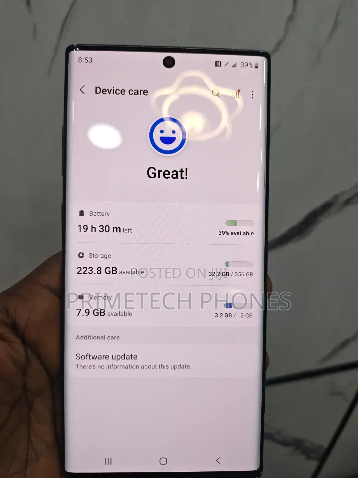 Samsung Galaxy Note 10 Plus 256 GB Silver