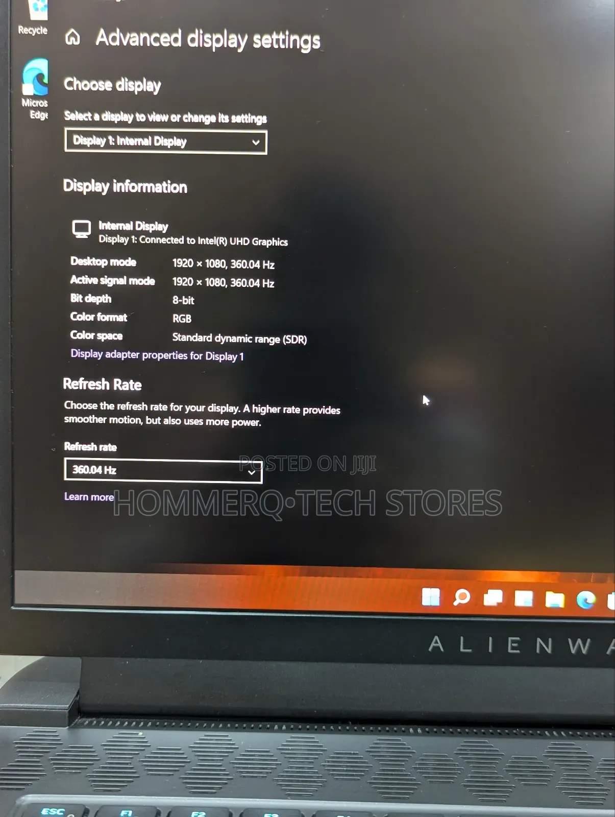 Laptop Dell Alienware M15 R6 32GB Intel Core i7 SSD 512GB