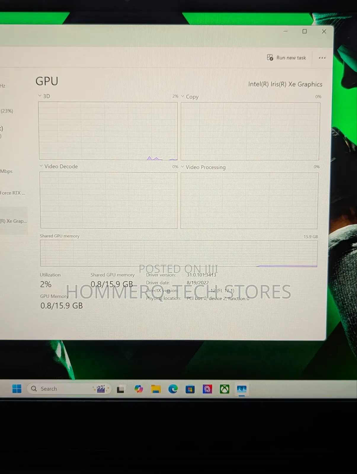 Laptop MSI Vector GP66HX 12UGS 32GB Intel Core i9 SSD 1T