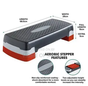 Fitness Adjustable Aerobic Exercise Stepper