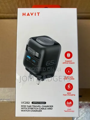Havit Uc252 65w Gan Travel Charger.