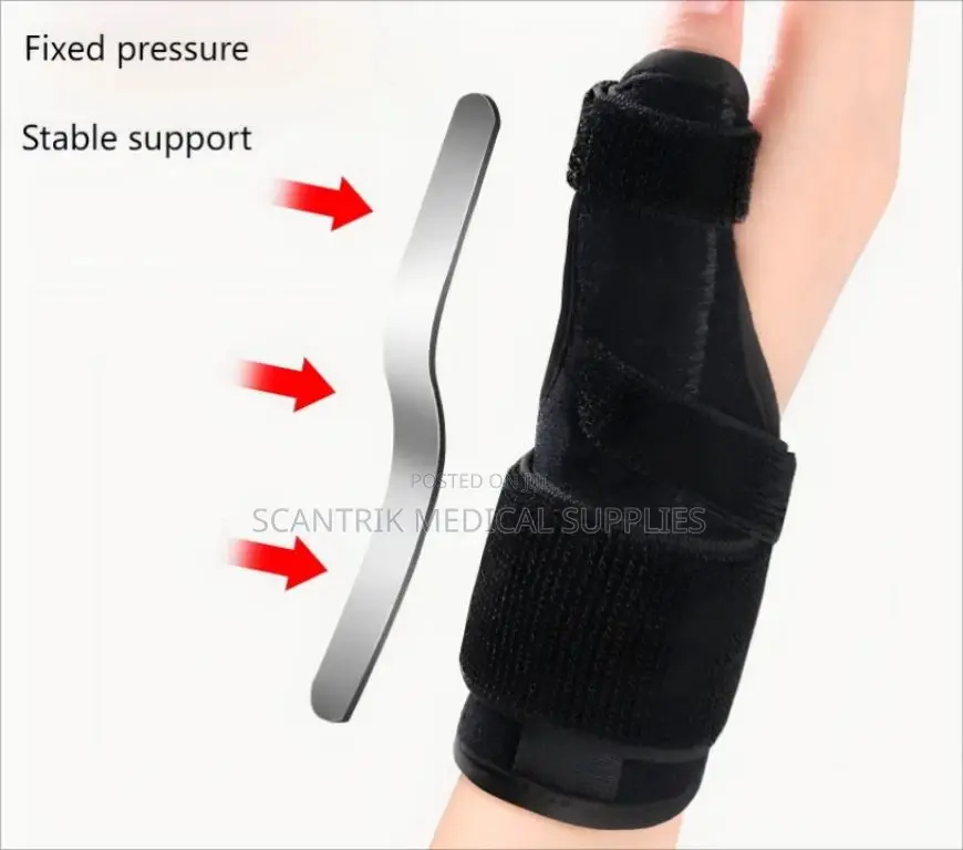 Compression-Enhanced Thumb Spica Splint for Inflammation Control