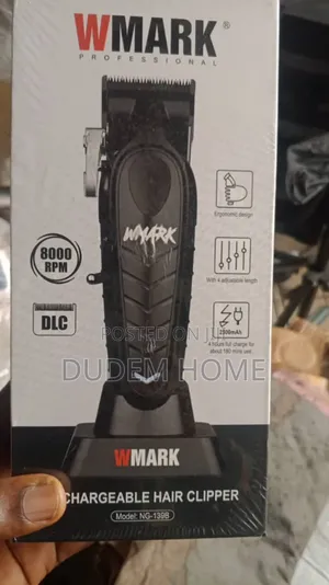 Wmark Professional Rechargeable Hair Clipper 8000 RPM