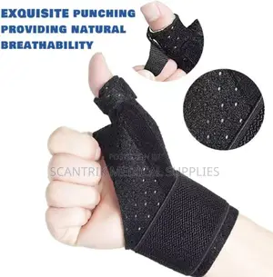 Ultra-Light Mesh Thumb Spica Splint for Everyday Comfort