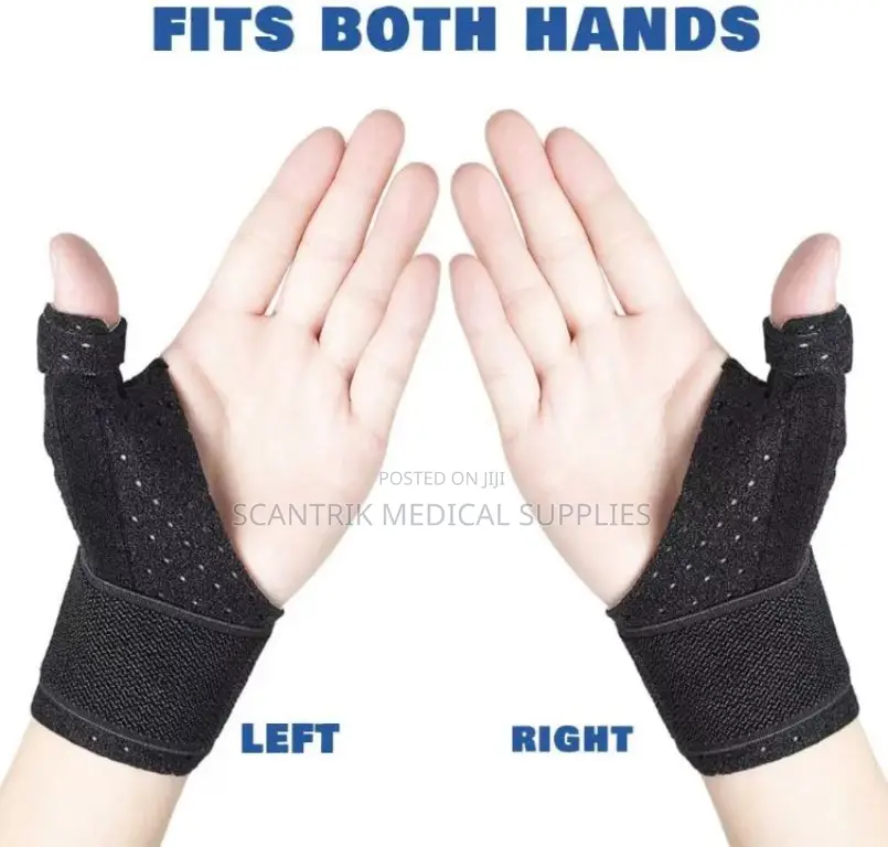Adjustable Universal Thumb Spica Splint for Home Rehabilitation