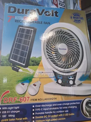Dura Volt Solar Fan