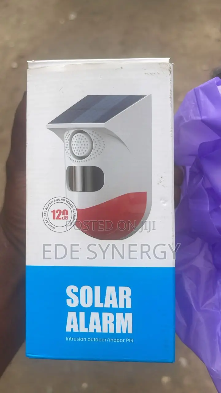 Solar Alarm Burglar Deterrent System