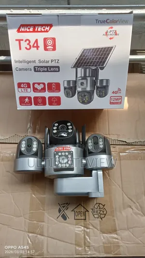 T34 Smart Solar CCTV Camera 12mp